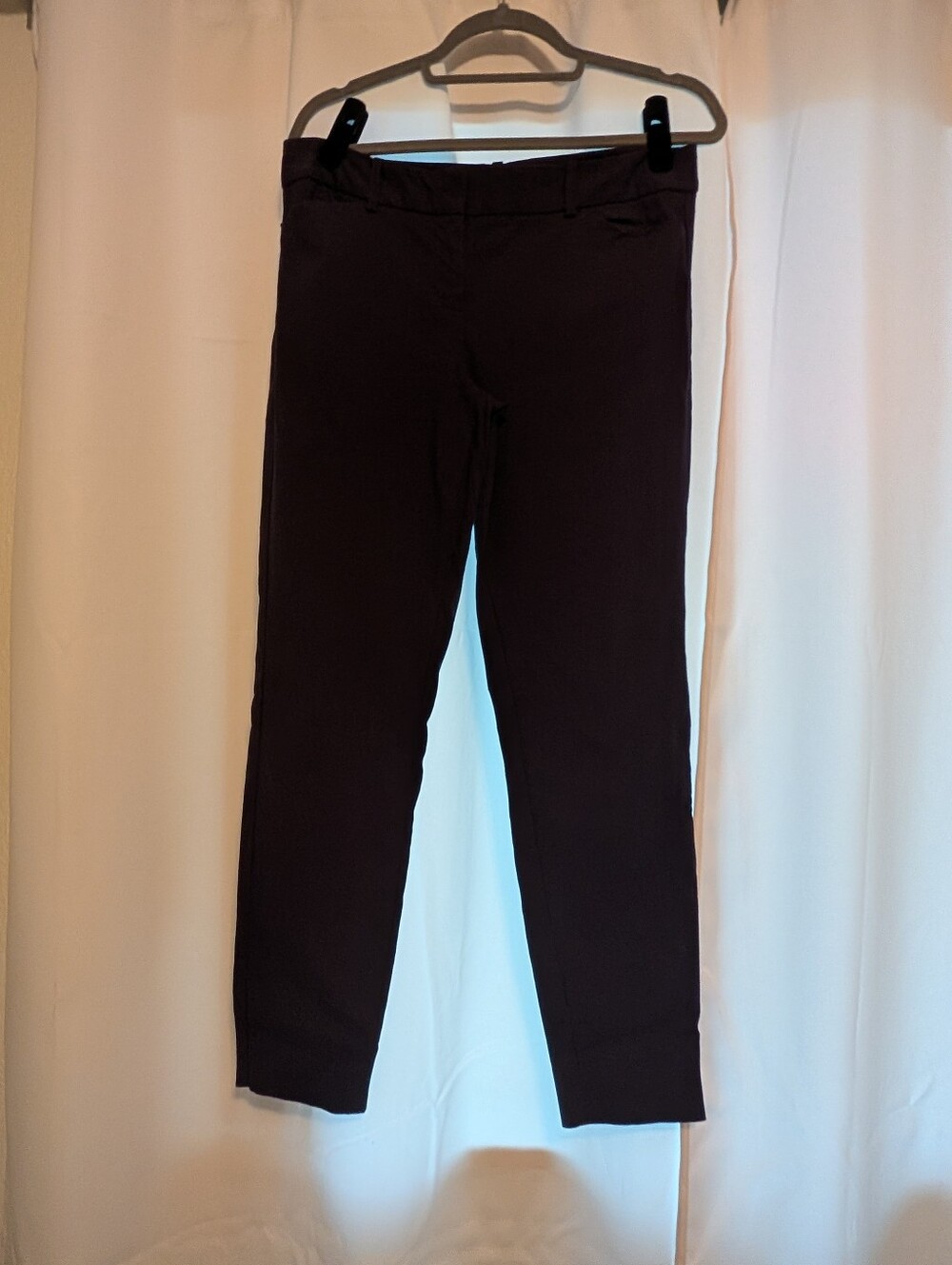 Women's Dark Navy Dress Pants - Classic Straight Fit